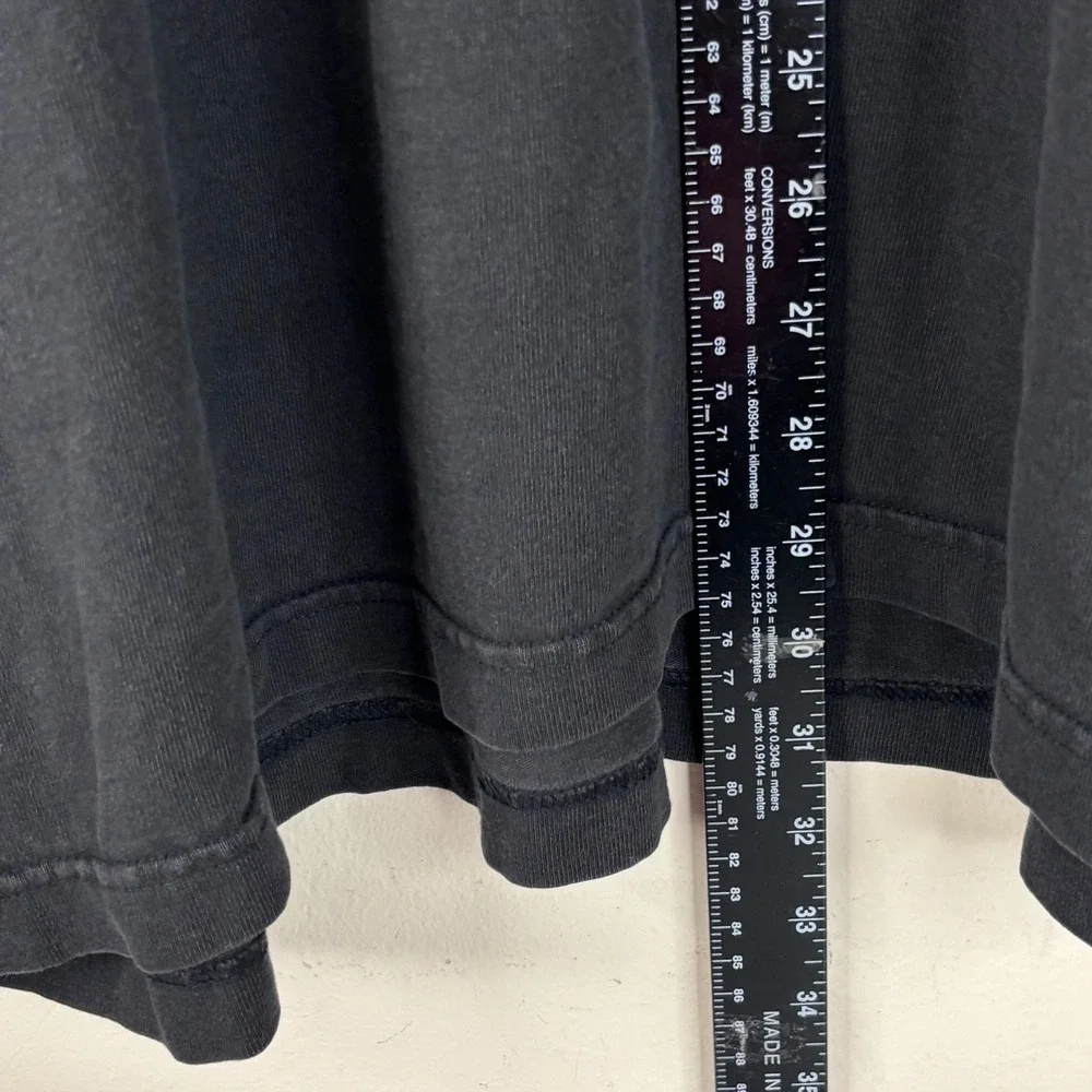 Carhartt Pocket T-Shirt K87 Mens 3XL Black Cotton Loose Fit Workwear Tee Pinhole